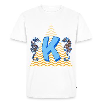 Seahorse E 262 K - T-shirt Premium bio Homme - blanc - Devant - Nico (187cm)
