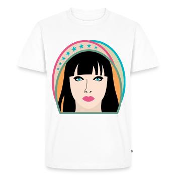 Graffiti Street Art Design - T-shirt Premium bio Homme - blanc - Devant - Nico (187cm)