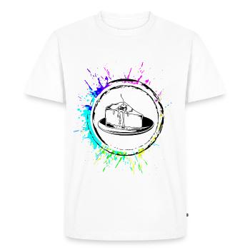 Cuisson du gâteau au fromage - T-shirt Premium bio Homme - blanc - Devant - Nico (187cm)
