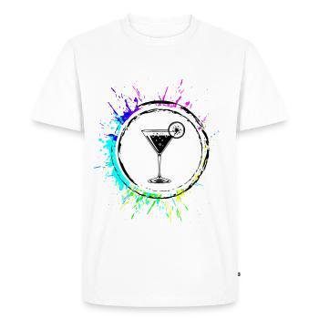 Tequilla Alcohol - Men's Premium Organic T-Shirt - white - Front - Nico (187cm)