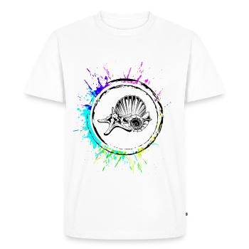 Starfish Icon Icon - Men's Premium Organic T-Shirt - white - Front - Nico (187cm)