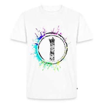 Asparagus icon - Men's Premium Organic T-Shirt - white - Front - Nico (187cm)