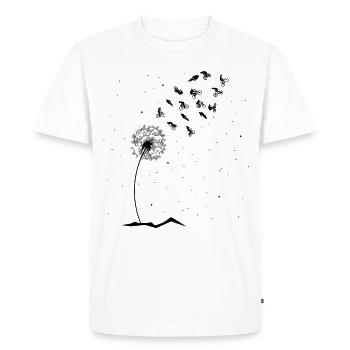 Cyclistes pusteblume - - T-shirt Premium bio Homme - blanc - Devant - Nico (187cm)