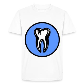Icône de dentiste dentaire - T-shirt Premium bio Homme - blanc - Devant - Nico (187cm)