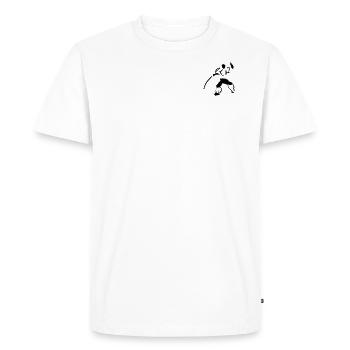 Épéiste - T-shirt Premium bio Homme - blanc - Devant - Nico (187cm)