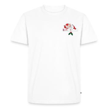 Christmas - T-shirt Premium bio Homme - blanc - Devant - Nico (187cm)