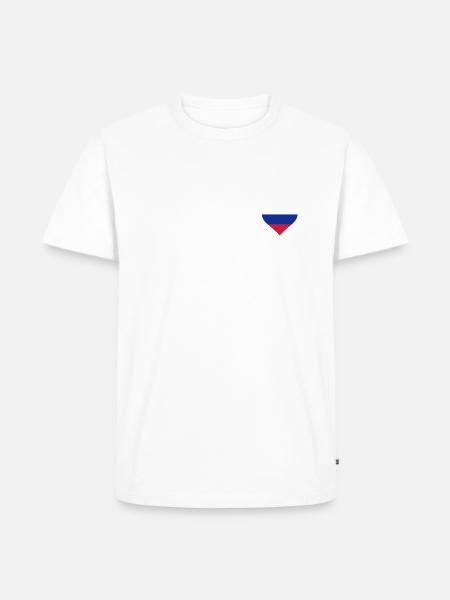 russland herz - Men's Premium Organic T-Shirt - 
