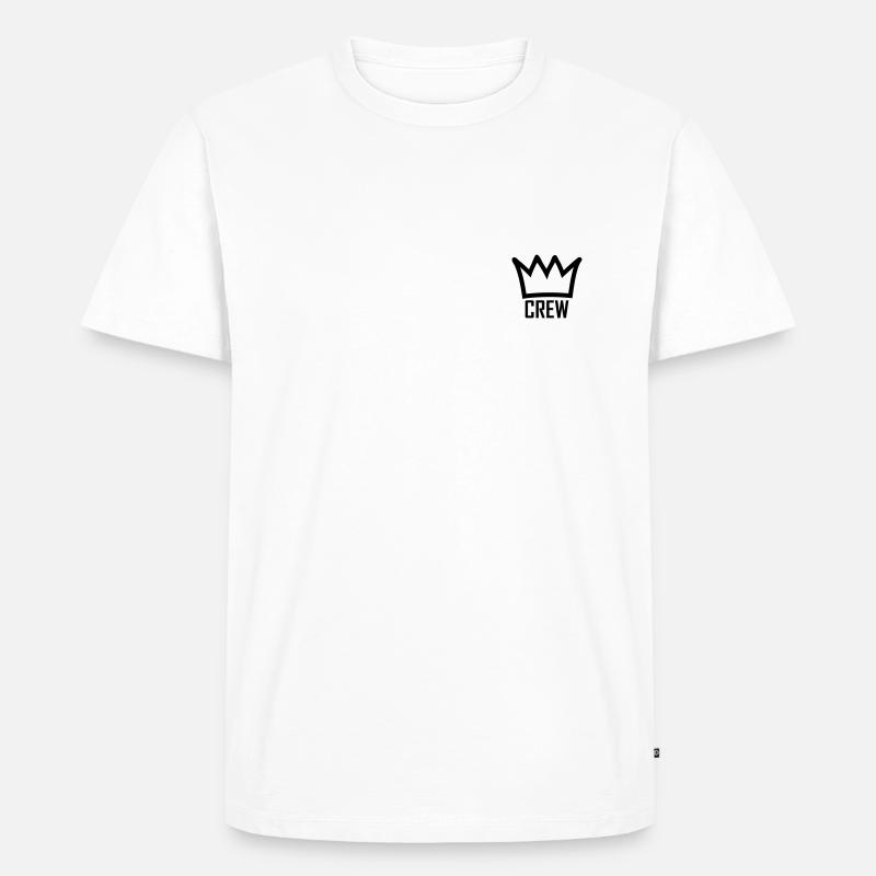 crew - Männer Premium Bio T-Shirt - Weiß