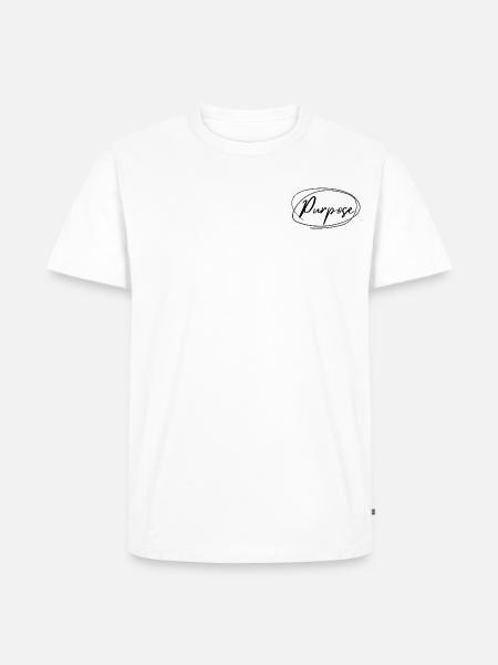 Purpose - Männer Premium Bio T-Shirt - Weiß