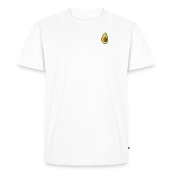 Avocado - Men's Premium Organic T-Shirt - white - Front - Nico (187cm)