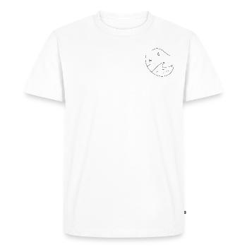 Surfer Vibe - Men's Premium Organic T-Shirt - white - Front - Nico (187cm)