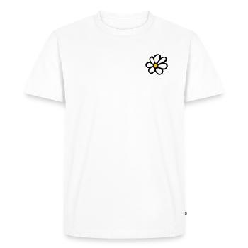 Pâquerette - T-shirt Premium bio Homme - blanc - Devant - Nico (187cm)