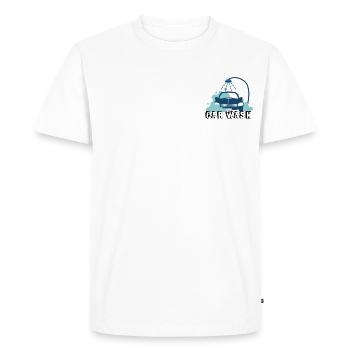 Car wash - Men's Premium Organic T-Shirt - white - Front - Nico (187cm)