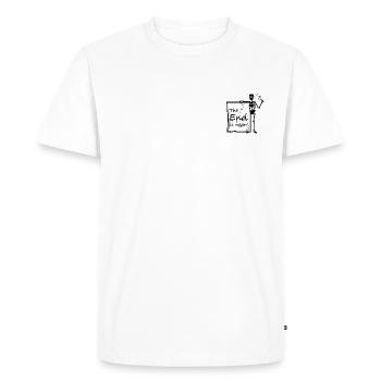 La fin est proche - T-shirt Premium bio Homme - blanc - Devant - Nico (187cm)
