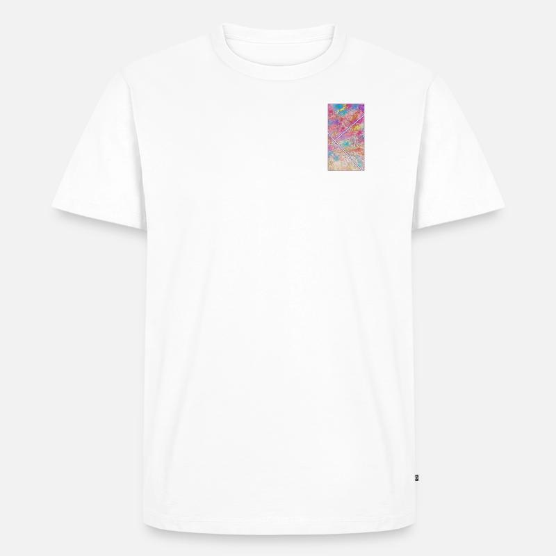 Colour in Frames - Männer Premium Bio T-Shirt - Weiß