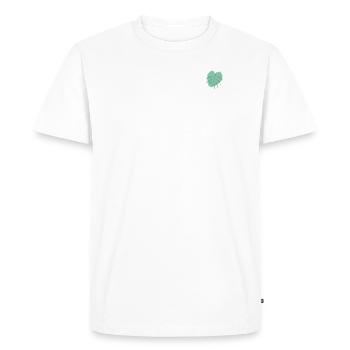 Monstera - T-shirt Premium bio Homme - blanc - Devant - Nico (187cm)