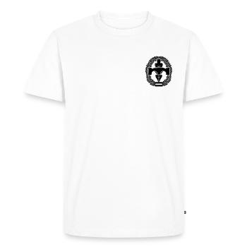 pioniere Black - Männer Premium Bio T-Shirt - Weiß - Vorne - Nico (187cm)