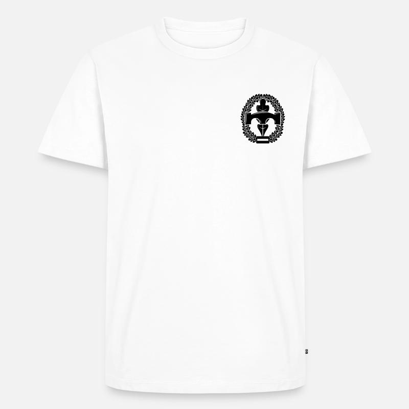 pioniere Black - Männer Premium Bio T-Shirt - Weiß