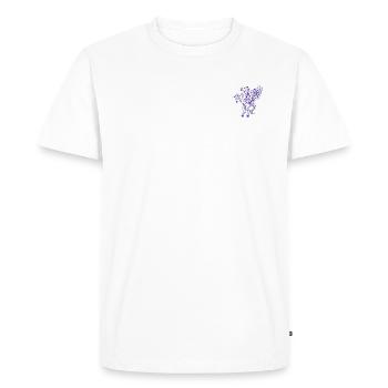 PEGASE - T-shirt Premium bio Homme - blanc - Devant - Nico (187cm)
