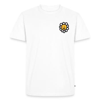 Pâquerette - T-shirt Premium bio Homme - blanc - Devant - Nico (187cm)