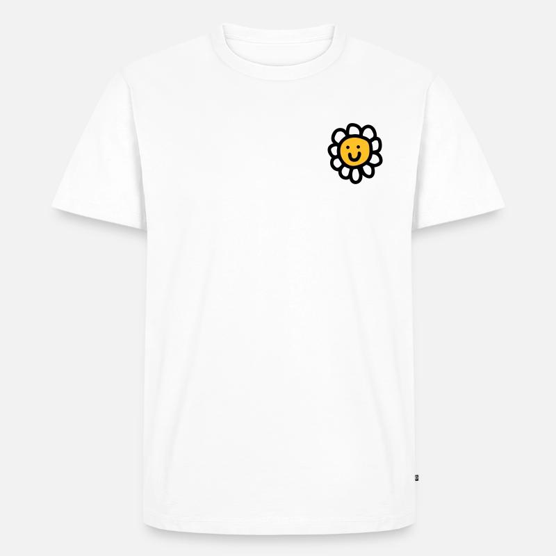 Daisy - Men's Premium Organic T-Shirt - white