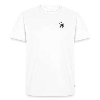 Brittany - Morbihan 56 - Black - Men's Premium Organic T-Shirt - white - Front - Nico (187cm)