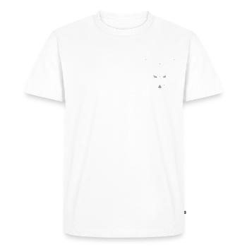 Renard Origami - T-shirt Premium bio Homme - blanc - Devant - Nico (187cm)