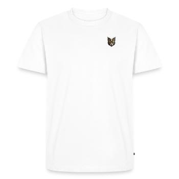 Chat - T-shirt Premium bio Homme - blanc - Devant - Nico (187cm)