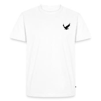 corneille - T-shirt Premium bio Homme - blanc - Devant - Nico (187cm)
