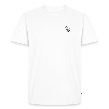 cukur - Men's Premium Organic T-Shirt - white - Front - Nico (187cm)