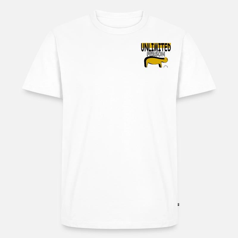 Motivation UP Ausdauer - Männer Premium Bio T-Shirt - Weiß