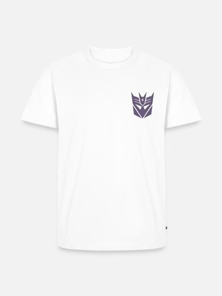 Transformers Jordgnist Bryst Motiv Decepticons - Herre Premium økologisk T-shirt - hvid