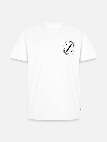 Buchstabe Z - Männer Premium Bio T-Shirt - Weiß
