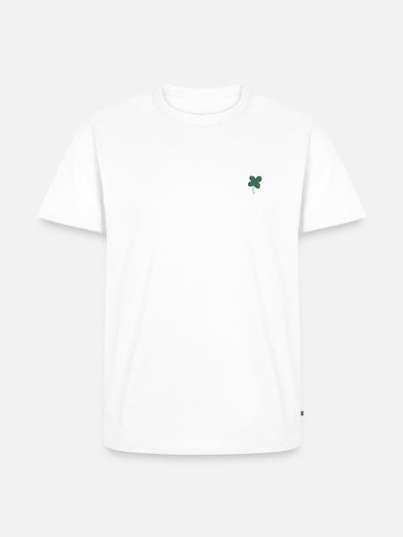 Lucky clover - Men's Premium Organic T-Shirt - white