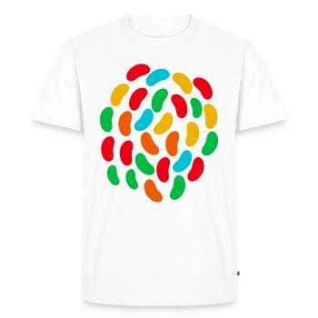 Jelly bean garçon Candy Lover - T-shirt Premium bio Homme - blanc - Devant - Nico (187cm)