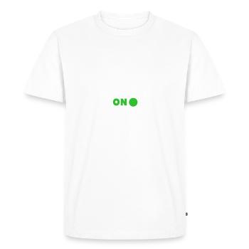Cadeau drôle de coureur de course - T-shirt Premium bio Homme - blanc - Devant - Nico (187cm)