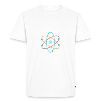 Science - Men's Premium Organic T-Shirt - white - Front - Nico (187cm)