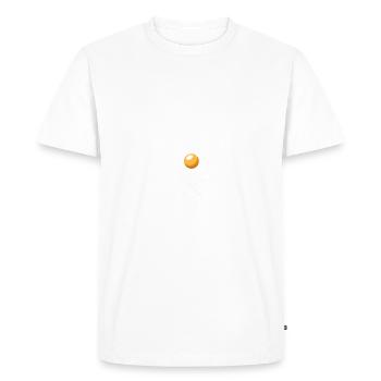 Ping-pong - T-shirt Premium bio Homme - blanc - Devant - Nico (187cm)