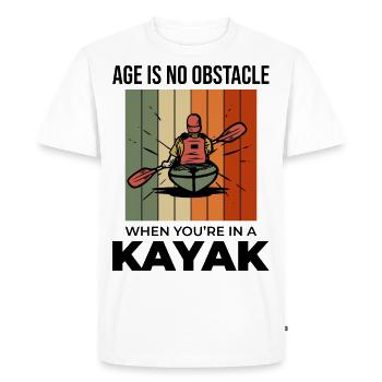 kayaking Gradma Kayak Canoe Kayaker Funny - Men's Premium Organic T-Shirt - white - Front - Nico (187cm)
