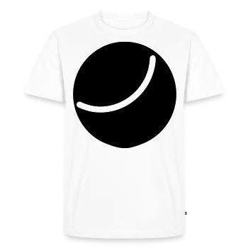 Balle de tennis - T-shirt Premium bio Homme - blanc - Devant - Nico (187cm)
