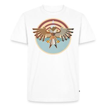 Milan royal - T-shirt Premium bio Homme - blanc - Devant - Nico (187cm)