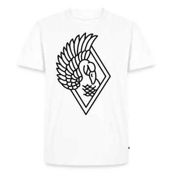 Maori Aotearoa Nouvelle Zélande - T-shirt Premium bio Homme - blanc - Devant - Nico (187cm)