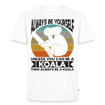 Koala Koalabär Koalas - T-shirt Premium bio Homme - blanc - Devant - Nico (187cm)