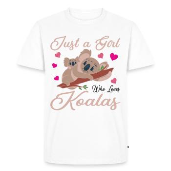 Koala Koalabär Koalas - T-shirt Premium bio Homme - blanc - Devant - Nico (187cm)