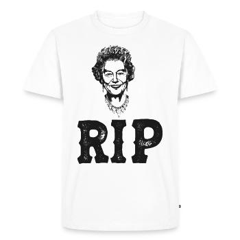 RIP queen - Men's Premium Organic T-Shirt - white - Front - Nico (187cm)