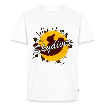 Skydiver since 2022 Gift Tandem Jump - Men's Premium Organic T-Shirt - white - Front - Nico (187cm)