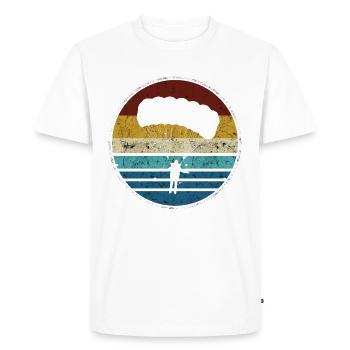 parachute - T-shirt Premium bio Homme - blanc - Devant - Nico (187cm)
