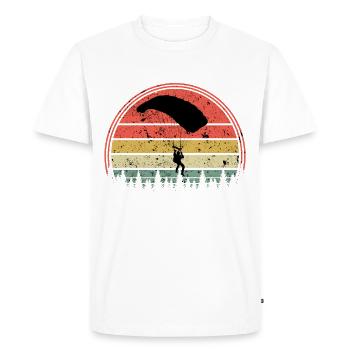 parachute - T-shirt Premium bio Homme - blanc - Devant - Nico (187cm)