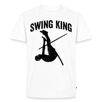 Fun Pole Vault Pole Vault - Men's Premium Organic T-Shirt - white - Front - Nico (187cm)