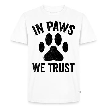 Police Officer Police Dog - Men's Premium Organic T-Shirt - white - Front - Nico (187cm)